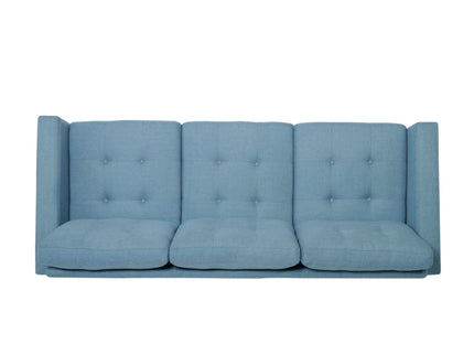 Jenny - Contemporary Tufted Fabric 3 Seater Sofa