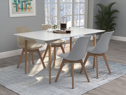 Elegant Padded Side Chair (Set Of 2)