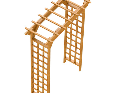 Arbor, Wedding Arch For Ceremony, Trellis For Plant Climbing, Christmas Decor Pergola For Garden Backyard - Yellow