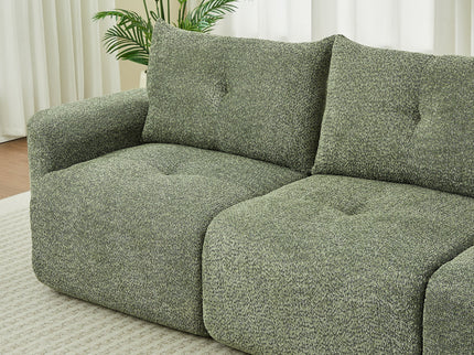 3 Seater With Thickened Armrests Sofa For Living Room