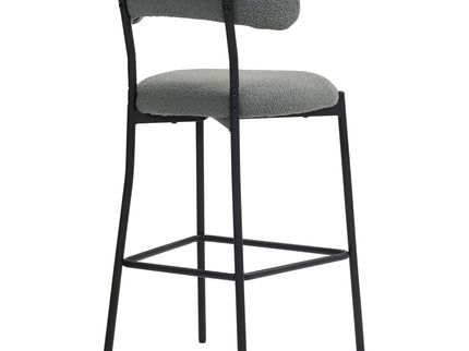 Counter Height Bar Stools With Powder Coating Base And Footrest