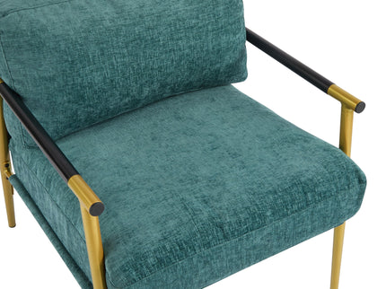 Modern Accent Chair With Cushions, Cozy Seating