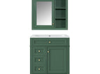 Dark Green / Left Side Drawers