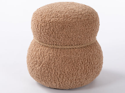 Snowman Stool With Cushion And Solid Wood Frame