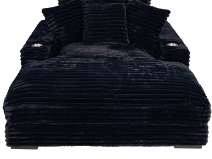 Chaise Lounge With 2 Cup Holders And USB Ports