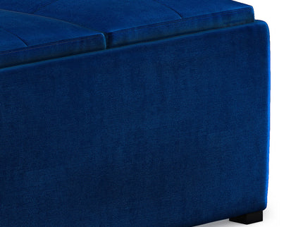 Avalon - Square Coffee Table, Storage Ottoman