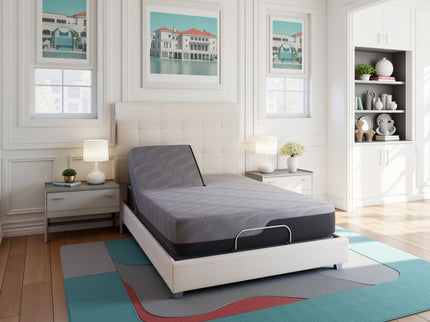 Renew - 11" King Size Flex Head Cooling Gelcare Memory Foam Mattress - Gray