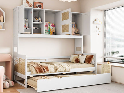 Daybed And All In One Cabinet And Shelf