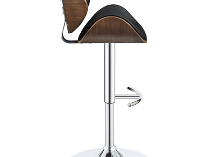 Adjustable Height Bar Stool - Black