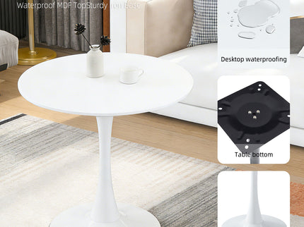 Round Dining Table With Tulip Style Base