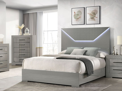 Pierce - Panel Bed LED Headboard