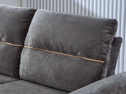 Pull Out Sofa Bed With Adjustable 3 Position Backrest, USB Charging Ports, Side Pockets