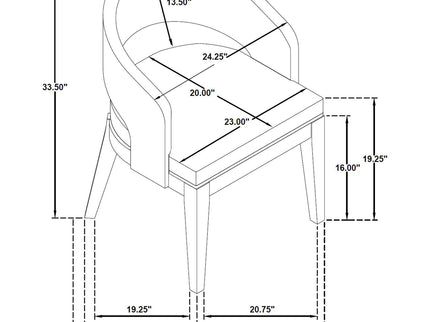 Bangor - Dining Table Set With Upholstered Chairs