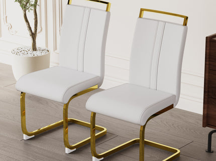 Side Dining Room Chair, Padded Seat High Back