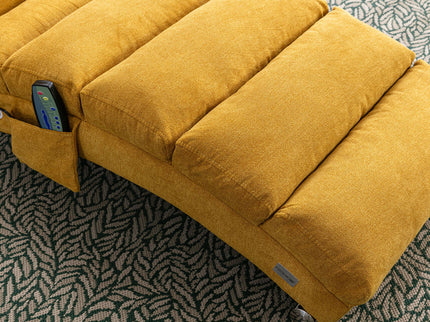 Massage Chaise Lounge Indoor With Remote Control, Ergonomic Electric Massage Lounger