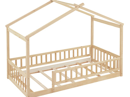 Bed House Bed Frame With Fence