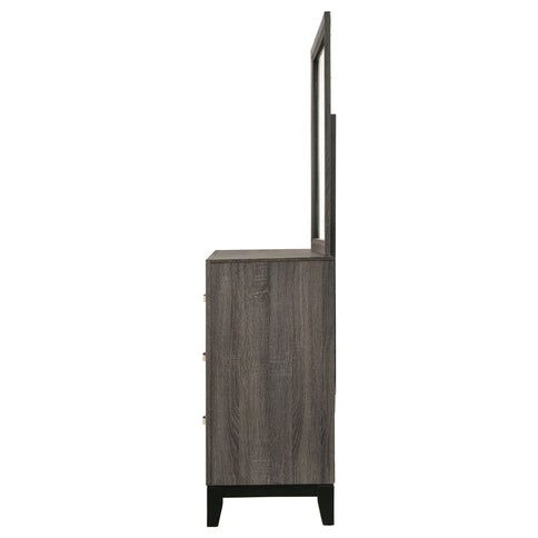 Cabrillo - 6 Drawer Dresser With Mirror - Gray
