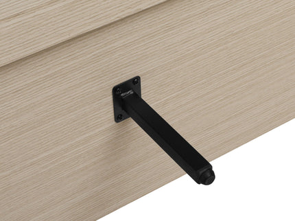 Modern Storage Cabinet With 4 Doors & Adjustable Shelves