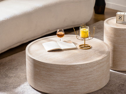 Modern Round Table With Mars Pattern For Living Room