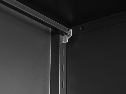 Adjustable 2 Door Storage Cabinet With Adjustable Shelves