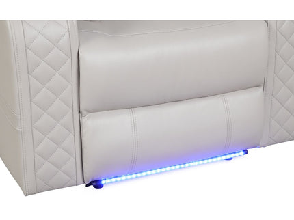 Benz - LED & Power Recliner Chair With Adjustable Headrest