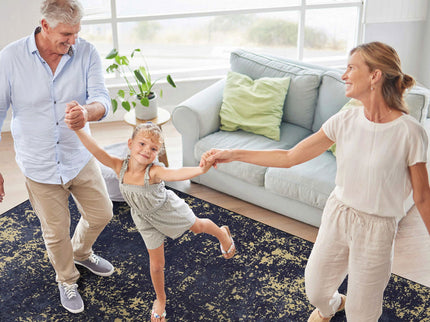 Maval - Abstract Washable Area Rug