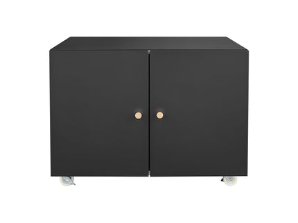 Office Furniture Copier Cabinet 2 Door Steel Copier Stand Mobile Pedestal File Printer Stand