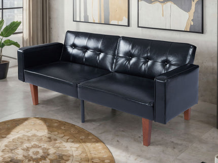 3 Position Split Back Futon Sofa Bed For Living Room