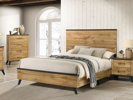 Fraser - Queen Panel Bed - Natural