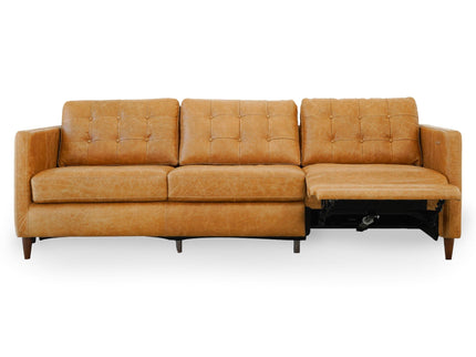 Christopher - Electric Inclining Sofa Left Facing - Tan