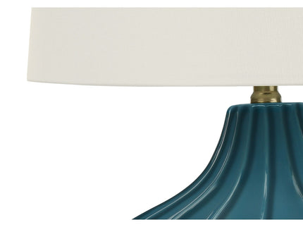 Lighting, Table Lamp, Ceramic, Transitional - Blue