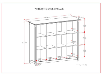 Amherst - Cube Storage Bookcase