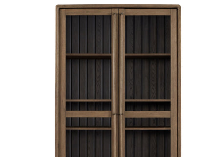 Display Cabinet - Latte / Peppercorn