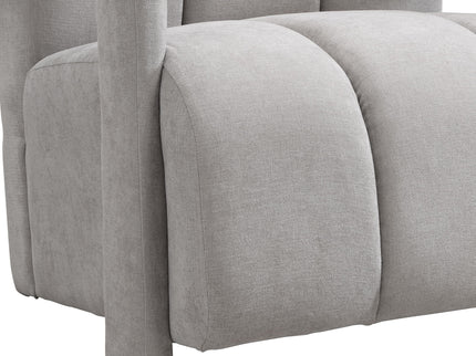Modern Minimalist Leisure Armchair With L Shaped Armrests