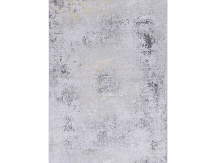 Maval - 8' X 10' Area Rug Washable - Gray / Gold