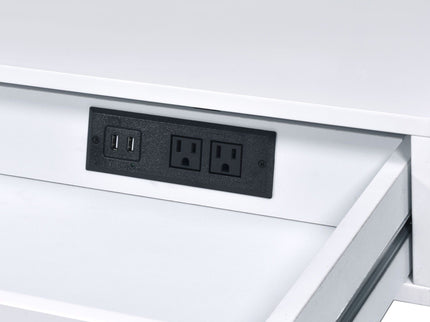Coleen - High Gloss Writing Desk With USB