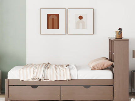 Bed Frame With Built In USB Port And 2 Drawers