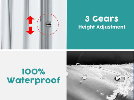 10'X10' Folding Canopy With 4 Removable Sidewalls Outdoor Event Shelter UPF 50+ Gazebo Portable Tents For Parties Beach Camping Wedding Ez Pop Up Canopy 4 Pieces Weight Bag + Carry Bag