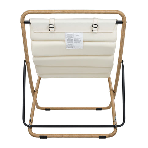 Outdoor Folding Chair With Adjustable Backrest (Set of 2)