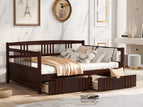 Dark Brown / Full / 2 Drawers