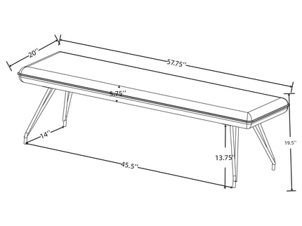 Kailea - Upholstered Dining Bench