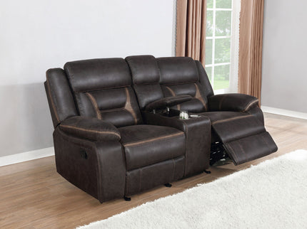 Brazelton - Glider Loveseat With Console