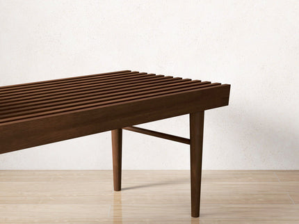 Mia - Bench - Dark Brown