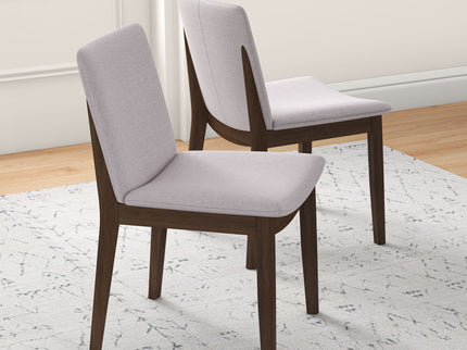 Laura - Mid-Century Modern Solid Wood Dining Chair (Set of 2)