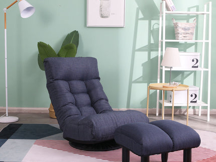Adjustable Japanese Reclining Floor Chair Sofa With Metal Frame For Living Room
