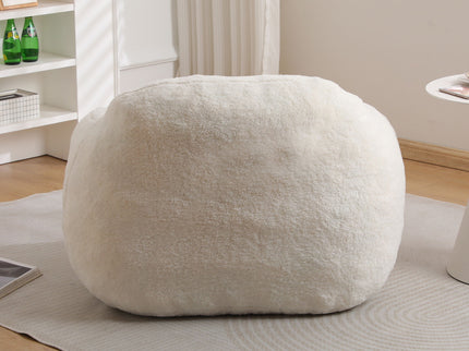 Giant Bean Bag Chair, Spacious Memory Foam With Armrests