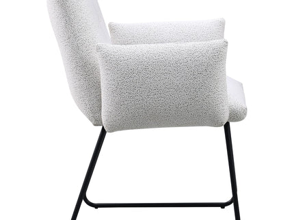 Donica - Upholstered Dining Arm Chair (Set of 2) - Light Gray