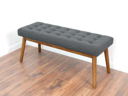 Delilah - Modern Bench - Gray