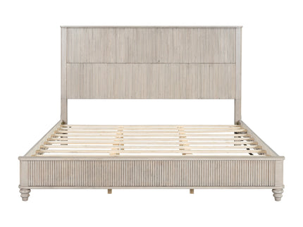 Platform Bed Frame & Tall Headboard