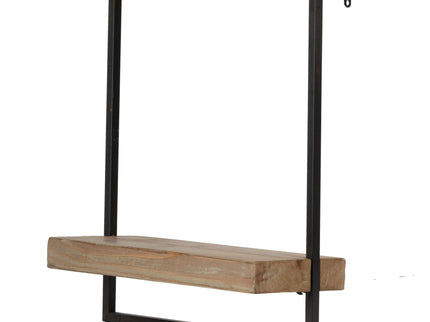 Wall Shelf, Wall Hanging Decor, Home Decor Accent - Black / Brown